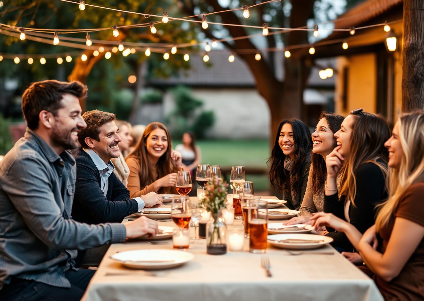 Una cena compartida en un viaje Eolara